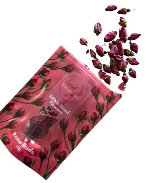 Secret Kiwi Kitchen Edible Dried Flowers – Rose Buds