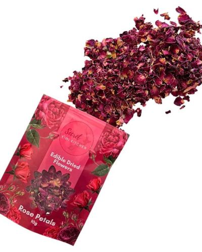 Secret Kiwi Kitchen Edible Dried Flowers – Rose Petals
