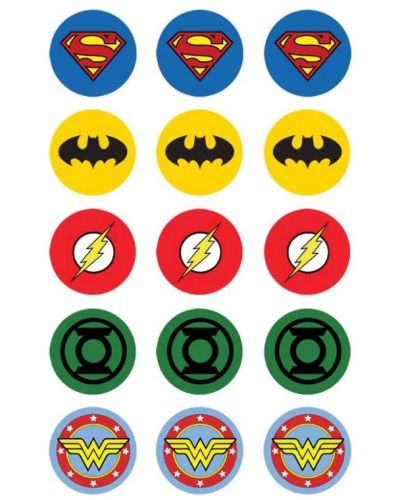 Edible Icing Cupcake Images – Justice League