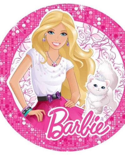 Edible Icing Image – Barbie Round