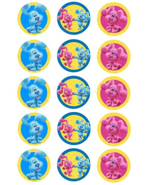 Edible Icing Cupcake Images – Blue’s Clues
