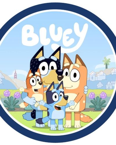 Edible Icing Image – Bluey Round