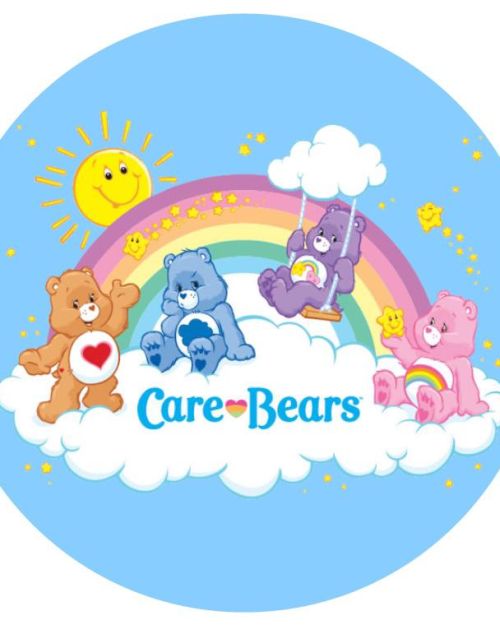 Edible Icing Image – Care Bears Round