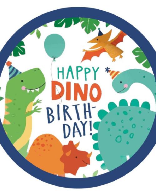 Edible Icing Image – Dinomite Round