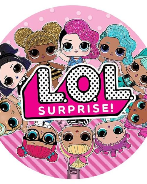 Edible Icing Image – LOL Surprise Group Round