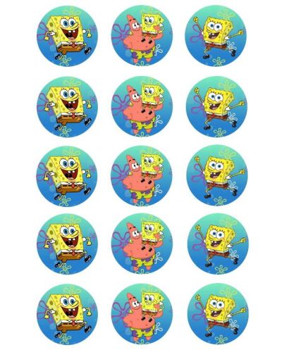 Edible Icing Cupcake Images – SpongeBob