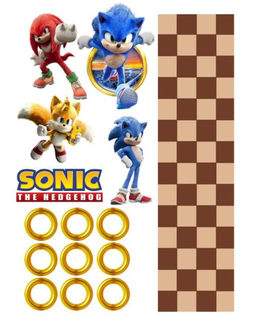 Edible Icing Image – Sonic Icons