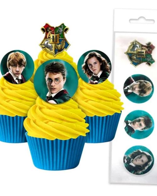 Edible Wafer Cupcake Toppers – Harry Potter