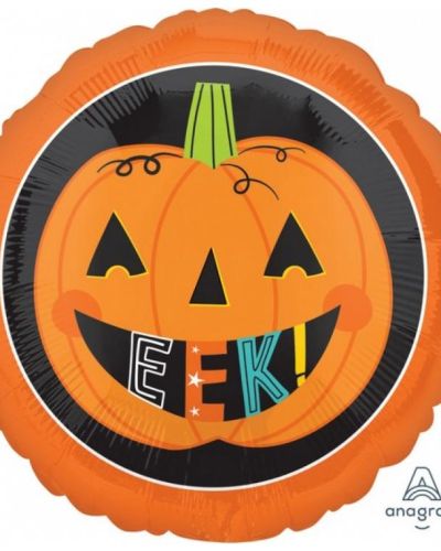 Eek Pumpkin Foil Balloon