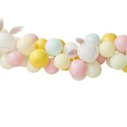 Eggciting Easter Balloons & Bunnies Table Runner