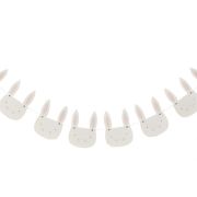 Eggciting Easter Bunny Face Bunting