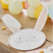 Eggciting Easter Bunny Plates 8pk