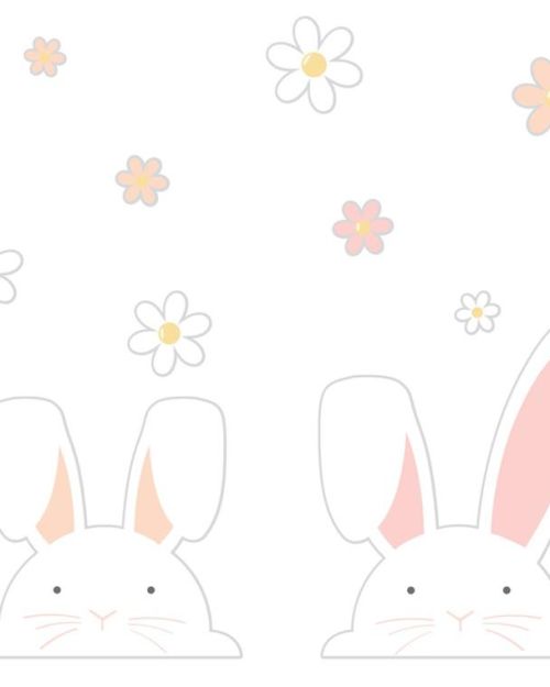 Eggciting Easter Bunny Window Stickers