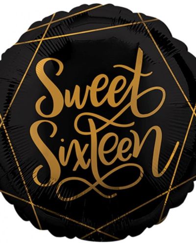 Elegant Sweet Sixteen Foil Balloon