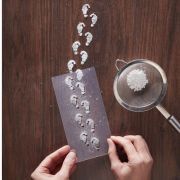 Elf Footprints Christmas Stencil