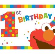 Elmo Turns One Invitations 8pk