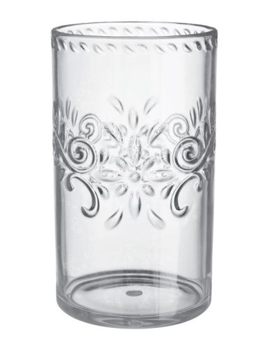 Boho Vibes Clear Floral Highball Tumbler