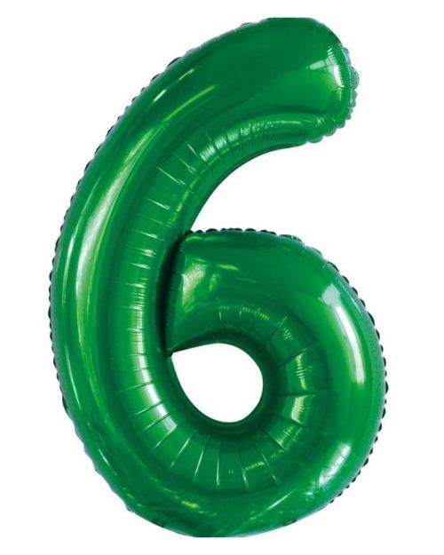 86cm Emerald Number Balloon – 6