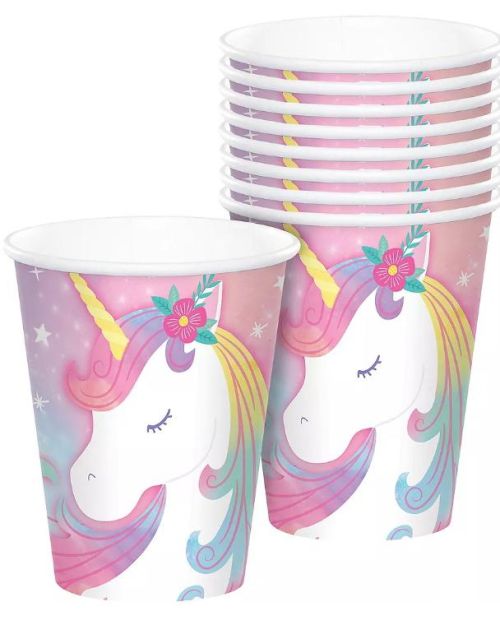 Enchanted Unicorn Cups 8pk