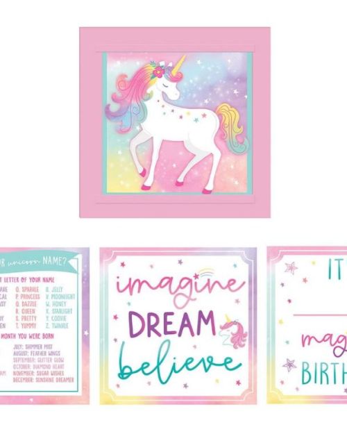 Enchanted Unicorn Customisable Sign