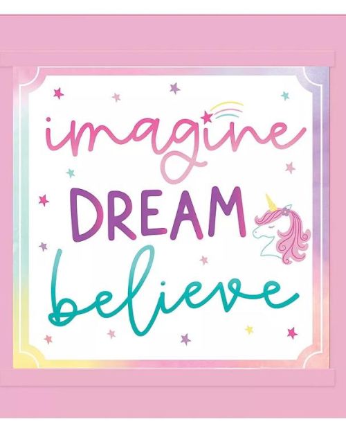 Enchanted Unicorn Customisable Sign