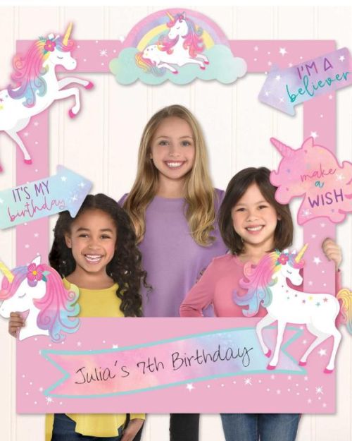 Enchanted Unicorn Customisable Photo Frame Kit