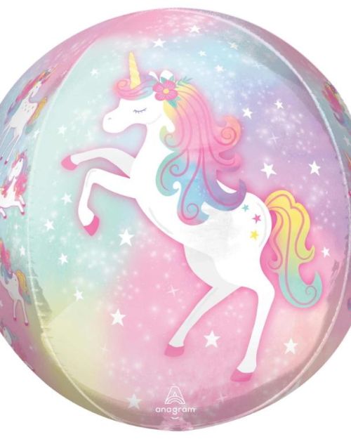 Enchanted Unicorn Orbz Balloon