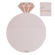 Rose Gold & Pink Enagement Ring Grazing Board Kit