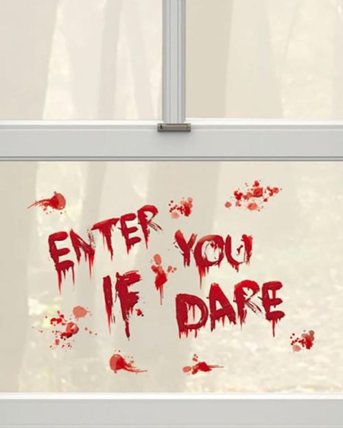 Enter If You Dare Vinyl Clings