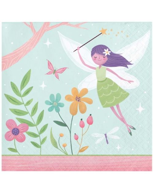 Fairy Forest Beverage Napkins 16pk