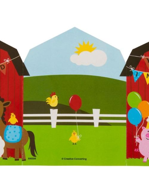 Farmhouse Fun Invitations 8pk