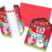 Farmhouse Fun Invitations 8pk