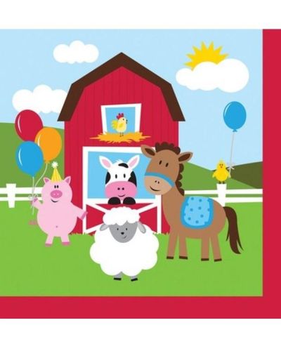 Farmhouse Fun Lunch Napkins 18pk