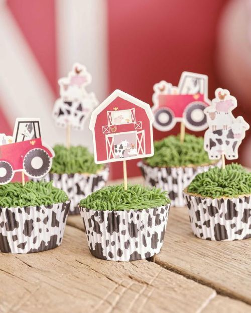 Farm Friends Cupcake Toppers 12pk