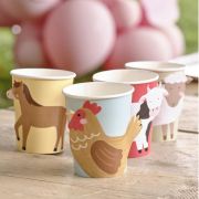 Farm Friends Party Cups 8pk