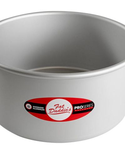 Fat Daddio’s Round Extra Deep Cake Pan 4×8 Inch