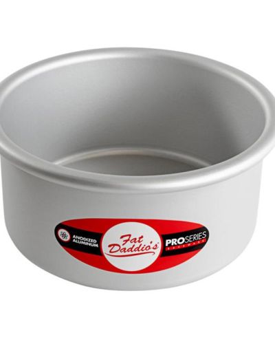 Fat Daddio’s Round Cake Pan 3×6 Inch