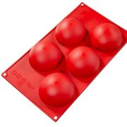 Fat Daddios Silicone Mould – Hemisphere 5 Cavity