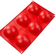 Fat Daddios Silicone Mould – Hemisphere 6 Cavity