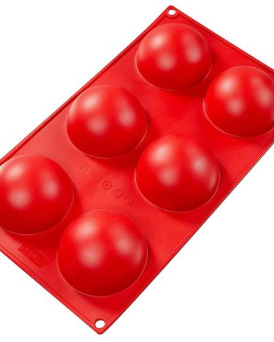 Fat Daddios Silicone Mould – Hemisphere 6 Cavity