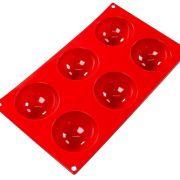 Fat Daddios Silicone Mould – Hemisphere 6 Cavity