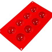 Fat Daddios Silicone Mould – Hemisphere 8 Cavity