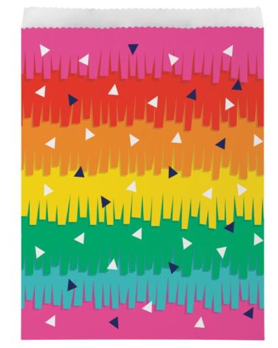 Fiesta Fun Paper Treat Bags 10pk
