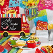 Fiesta Taco Truck Chalkboard Easel Sign