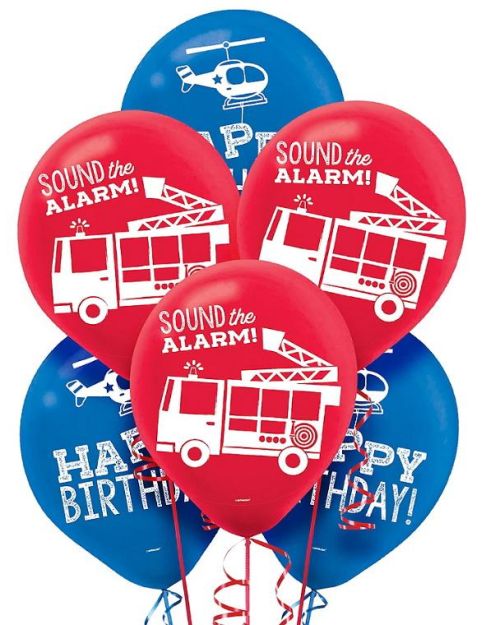 First Responders Balloons 6pk