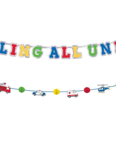 First Responders Banner & Garland