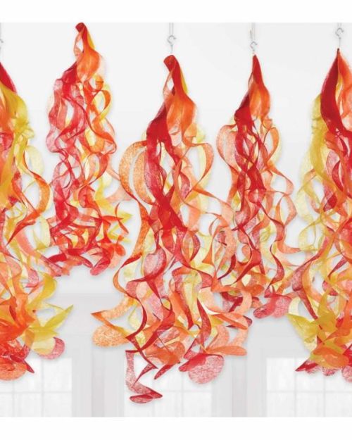 First Responders Fire Hanging Decorations 20pk