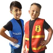First Responders Police & Firefighter Vests 4pk