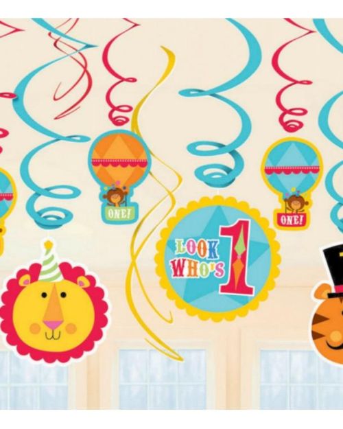 Fisher Price 1st Birthday Circus Hanging Swirls