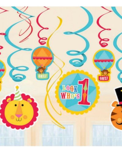 Fisher Price 1st Birthday Circus Hanging Swirls